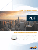 WipAir PTMP brochure highlights 270 Mbps capacity and interference rejection