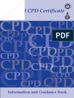 National CPD Certificate Information and Guidance Book