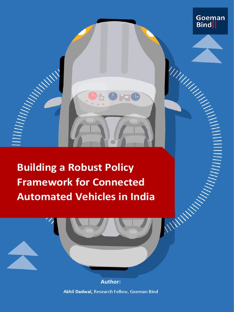 Policy Framework for Automated Vehicles in India | PDF | Automation