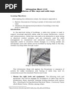 Cable Tray Installation and Types Guide | PDF | Electrical Wiring | Wire