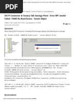 OSI PI Connector in Factory Talk Vantage Point - Error RPC Invoke Failed - 10400 No Read Access - Secure Object