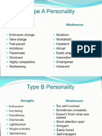 Type A Personality: Strengths Weaknesses