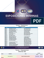 Exposiciones internas SEG UNMSM 2022