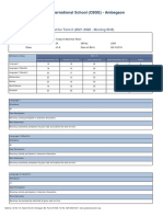 Podar International School (CBSE) - Ambegaon: Progress Report For Term II (2021-2022 - Morning Shift)