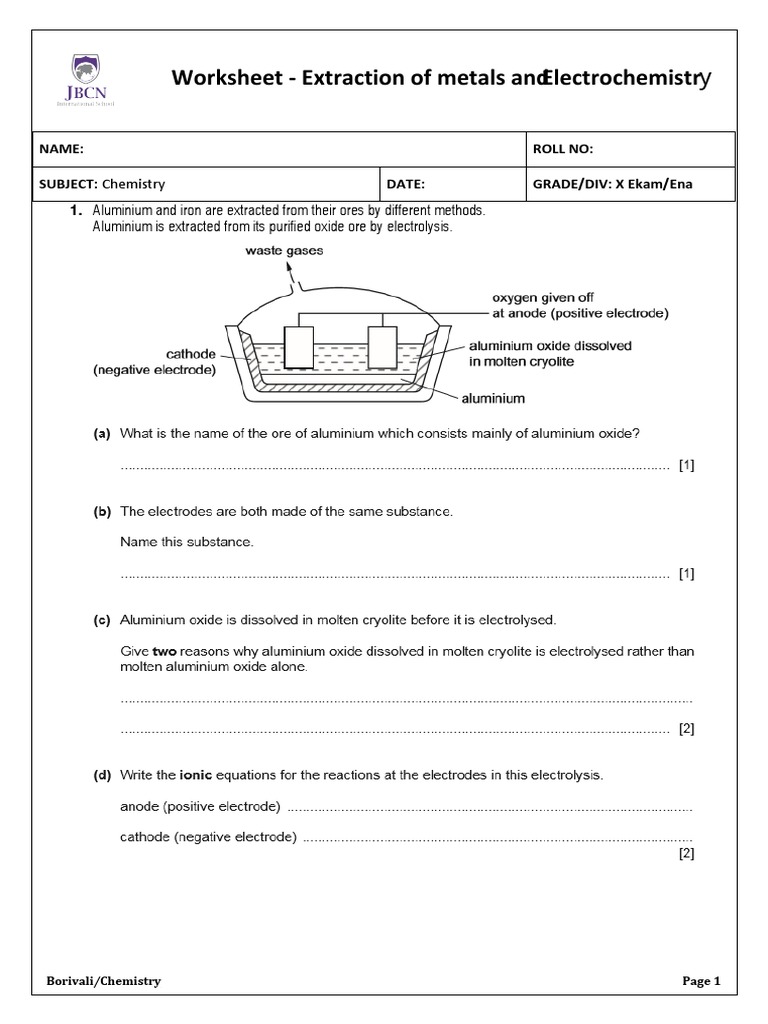 Notes On Extraction Of Metals Pdf – WPYO