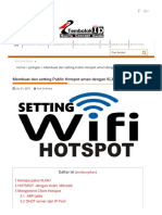 Membuat Dan Setting Public Hotspot Aman Dengan VLAN Mikrotik