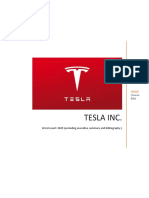 Tesla Inc.: Word Count: 2689 (Excluding Executive Summary and Bibliography)