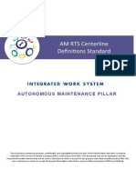 AM RTS Centerline Definitions Standard: Autonomous Maintenance Pillar