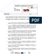 Ufcd 1141 - Corrigenda Teste de Avaliação - Qualidade e Organizão Da Produção