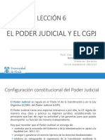 Lección 06 - El Poder Judicial y El CGPJ