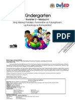Kinder - q2 - Mod4 - Ang Akong Pamilya Personahe Sa Tulunghaan