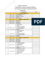 Jadwal Kegiatan PWC 2022