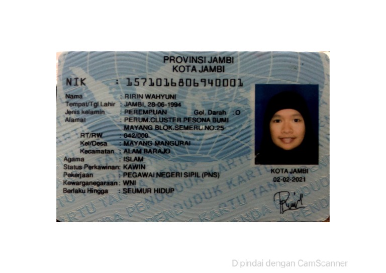 Ririn Wahyuni, ST KTP | PDF