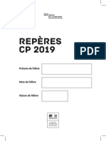 Francais Maths CP 2019 Eleve