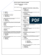 Examen Sociales 6°