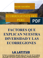 Factores que explican la diversidad de ecorregiones del Perú