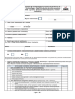 Formulario P5 Solicitud Expedicion Formatos Recoleccion Firmas Adherentes