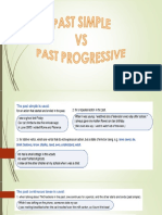 Past Simple Vs Past Progressive