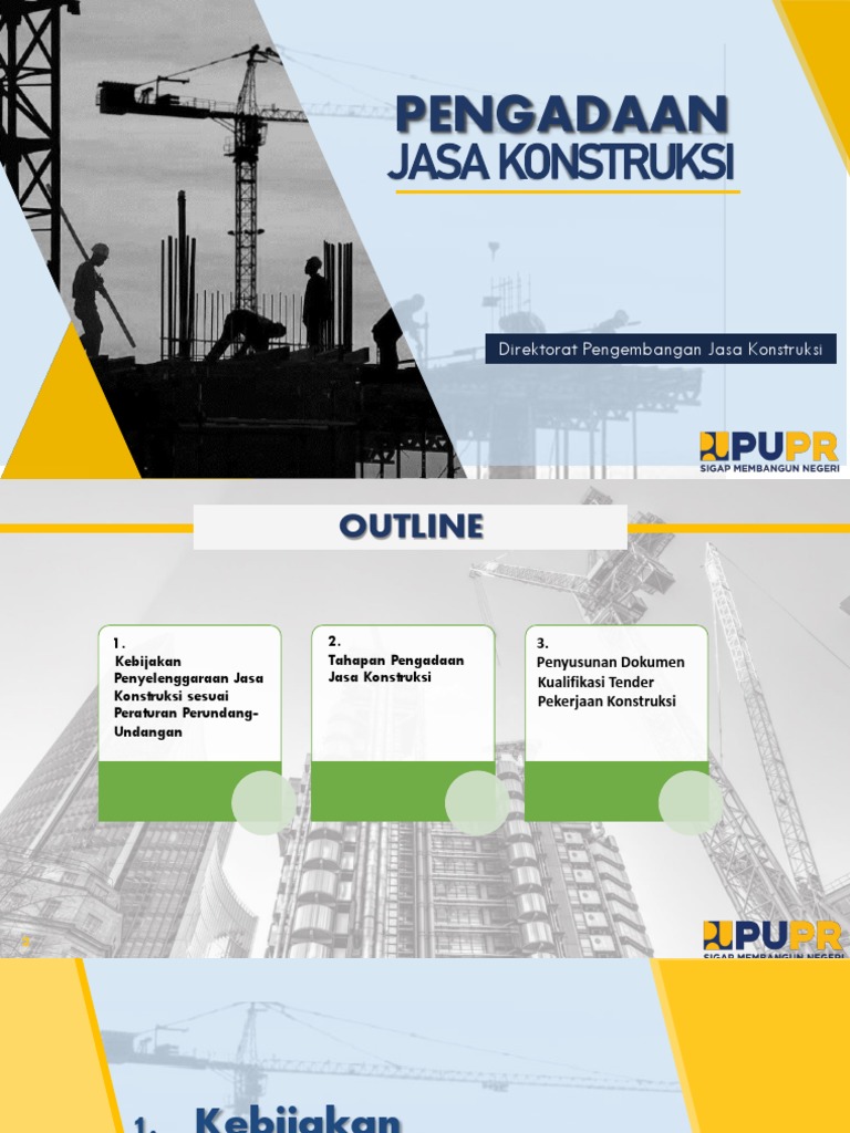 Materi 3 - Pengadaan Barang Jasa Pekerjaan Konstruksi Secara Umum | PDF