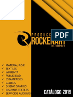 Catalogo Producciones Rockenart, C.A.