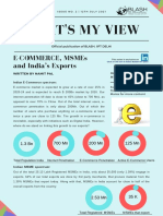 MSMEs, E-commerce and India's Exports