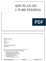 Lesson Plan On Ryle'S Tube Feeding