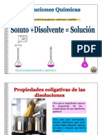 Propiedades de las disoluciones químicas