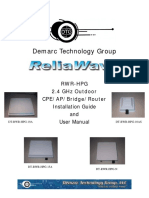 Demarc Technology Group: RWR-HPG 2.4 GHZ Outdoor Cpe/Ap/Bridge/Router