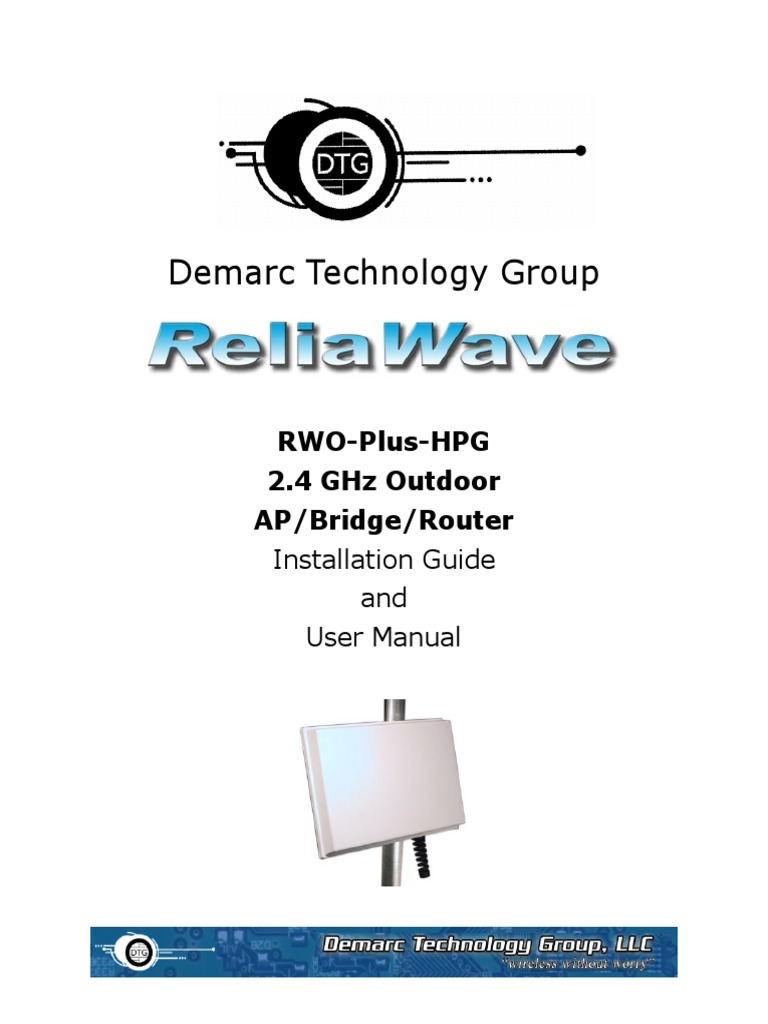 Rwo Plus HPG Manual v1 1 | PDF | Wireless Lan | Ip Address