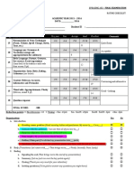 Final exam speaking presentation checklist analyzes international student performance