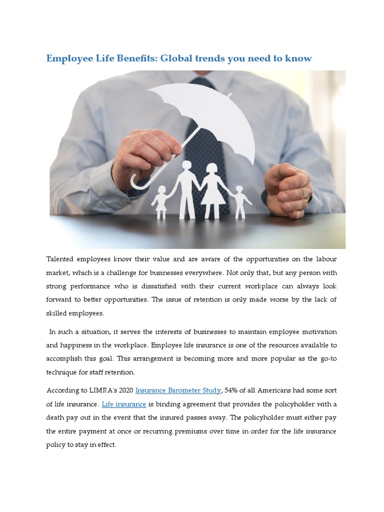 How To Make The Most Of Your Life Insurance At Work – JSEFUE