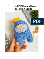 Among Us PDF Paso A Paso Amigurumi Patrón Gratis