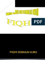 Konsep Dasar Fiqhi Sebagai Ilmu