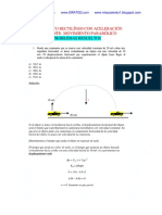 MOVIMIENTO PARABÓLICO ( BIDIMENSIONAL )-TEORÍA Y EJERCICIOS RESUELTOS ( 3 HORAS DE CLASE EN VIDEOS )+PDF ~ PROBLEMAS RESUELTOS DE FÍSICA