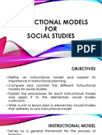 PPT6 Instructional Models For Social Studies