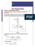 Disque Uniformément Chargé Avec La Densité Superficielle Uniforme - La Solution D'exercice - Exercices Corrigés D'életrostatique - 1637549345183