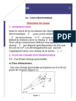 Théorème de Gauss - Cours D'électrostatique - 1637550162142