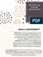 Nature of Movements