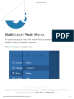 Multi-Level Push Menu