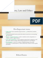 Society Law and Ethics