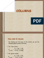 How to Calculate Trial Size and Design Short Columns