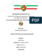 MAPA - PENDIENTES Guachapala Escala 1:1000000