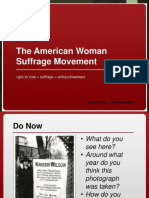 Nivi Women's Suffrage Movement in America