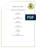 Tarea # 4 de Gestión de La Calidad