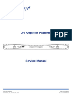 X4 Amplifier Platform: Keep This Manual For Future Reference ©2018 Powersoft Powersoft - X4 - Servman - en - v2.5