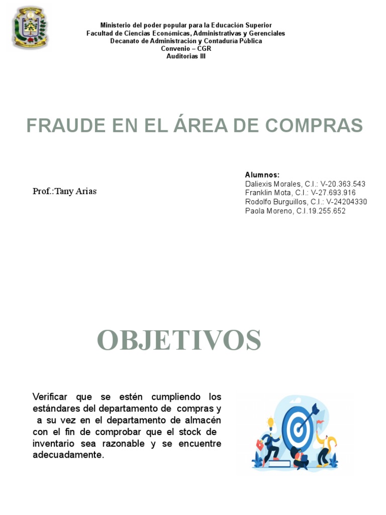 Fraude en El Area de Compras | PDF | Auditoría | Business