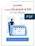 How To Score A 7.5: in 30 Days
