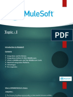Introduction to MuleSoft Integration Platform