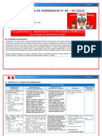 1.- Experiencia de aprendizaje  N° 05  - III CICLO