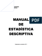 Manual de Estadística Descriptiva USAC